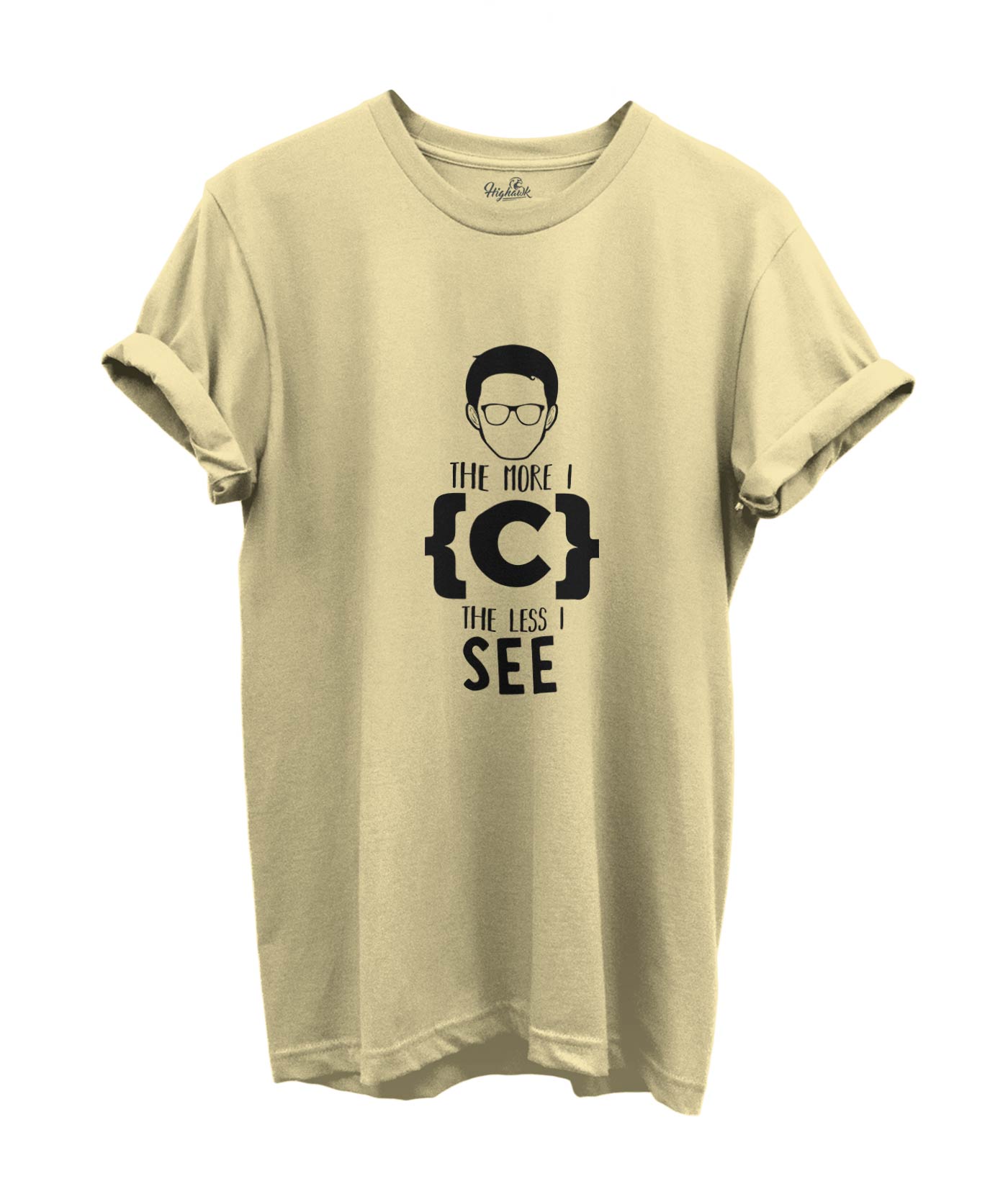 The More I C, The Less I See T-Shirt – Funny Programmer Graphic Tee for Men