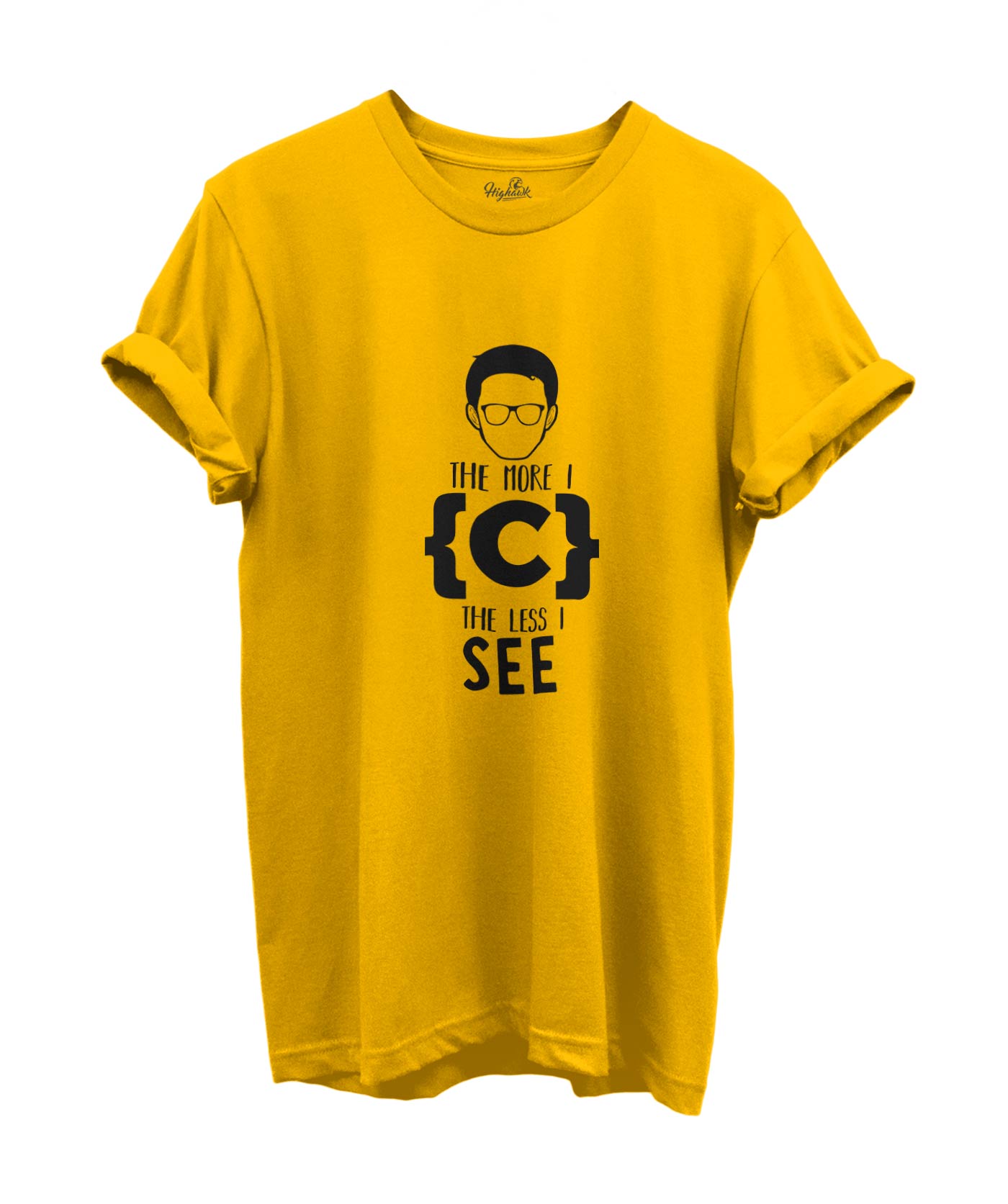 The More I C, The Less I See T-Shirt – Funny Programmer Graphic Tee for Men