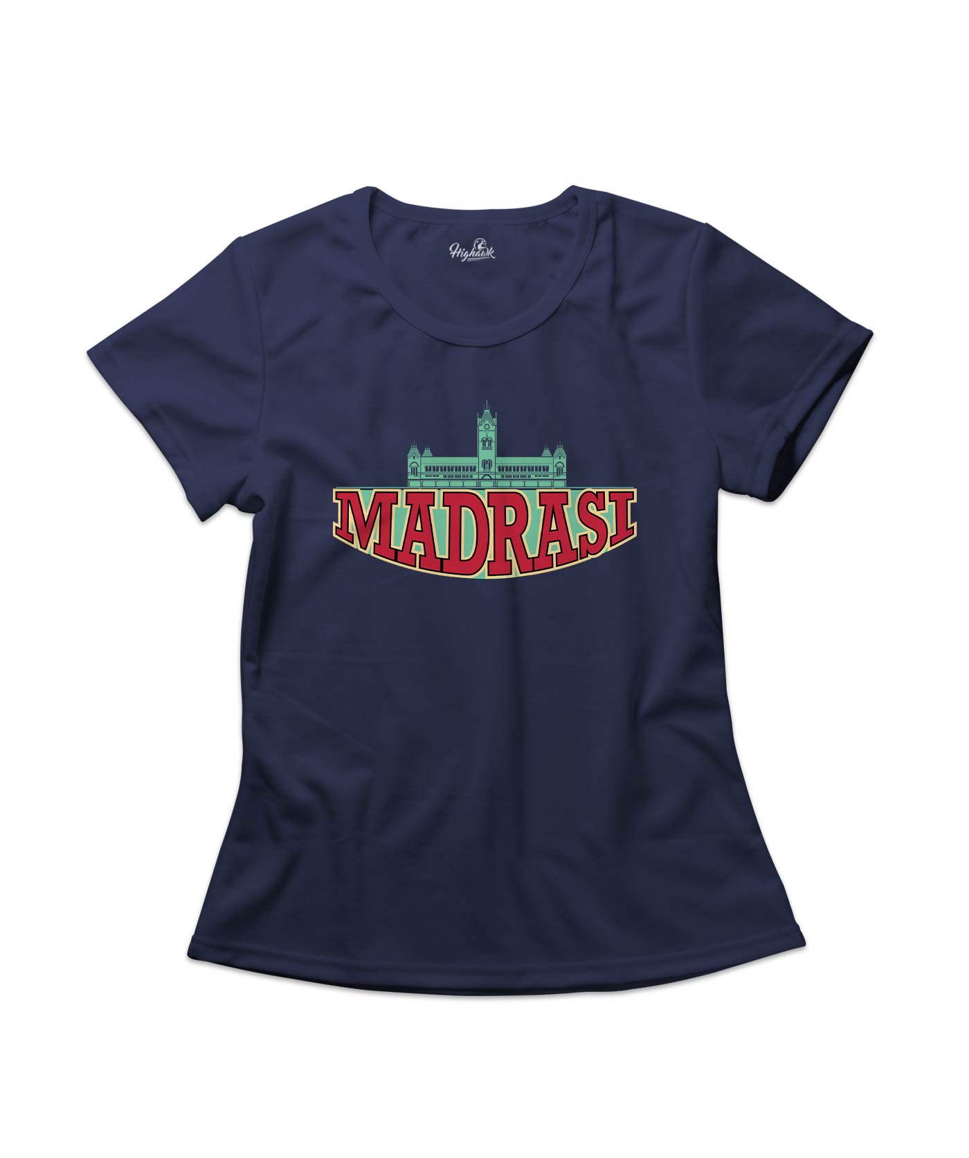 Madrasi Women's Round Neck T-Shirt